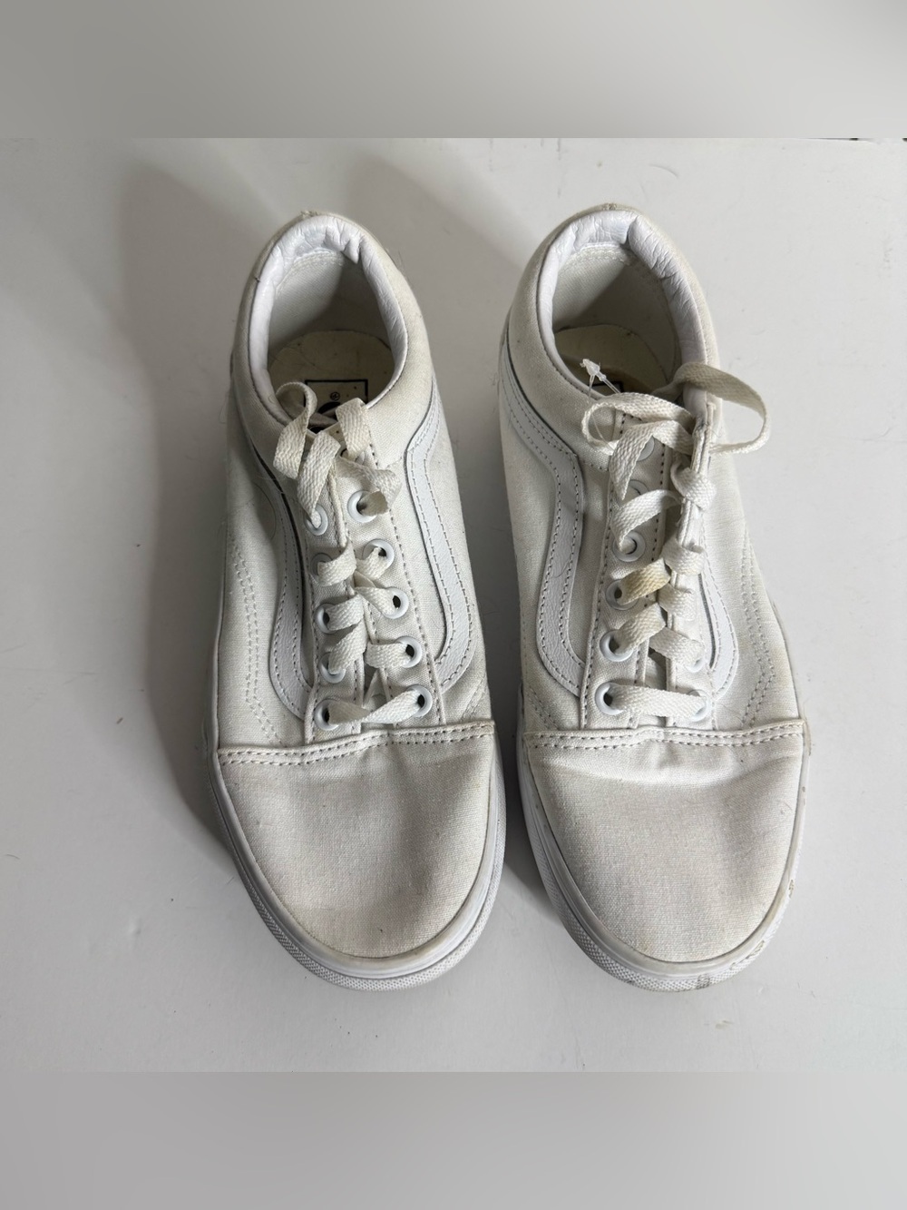 Converse White Canvas Sneakers